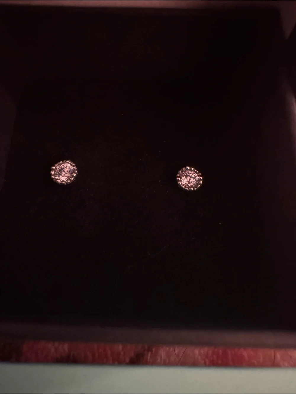 Tennis-Style Silver Crystal Stud Earrings - Sparkling Clear